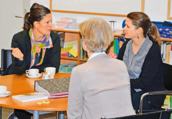 Kathi Koslowski, Mareike Ruth und Petra Stumpf sprechen über Fortbildung