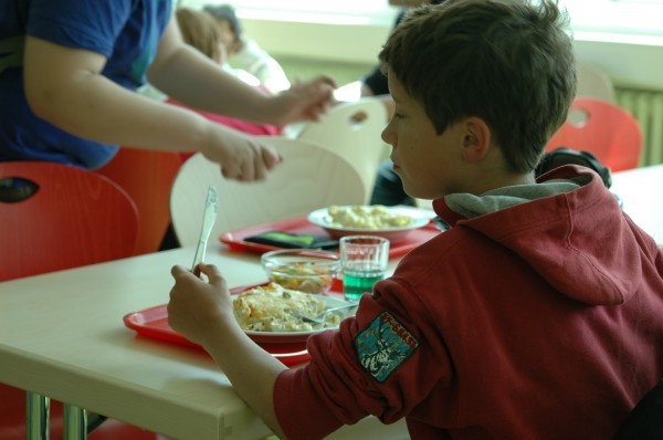 Mittagspause in der Stadtteilschule Poppenbüttel