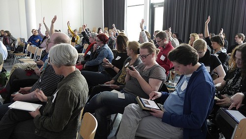 Reges Interesse an den Sessions.