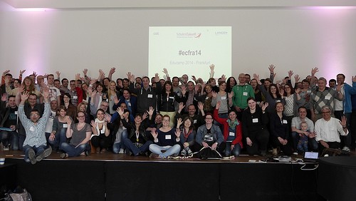 Tolle Stimmung am Ende des ersten Tages des EduCamp 2014.