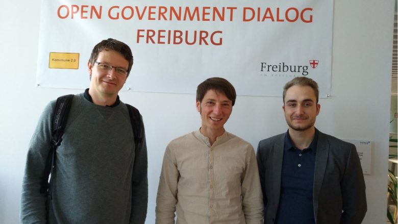 Foto mit Mario Wiedemann, Ivan Acimovic und Louis Fuhrmann (von links nach rechts)